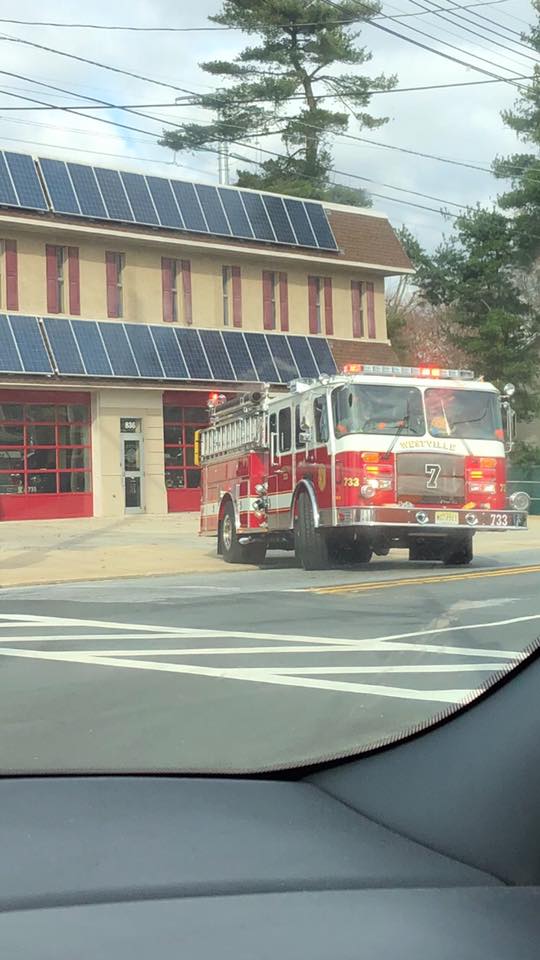 Engine takes in vehicle fire on Rt. 295