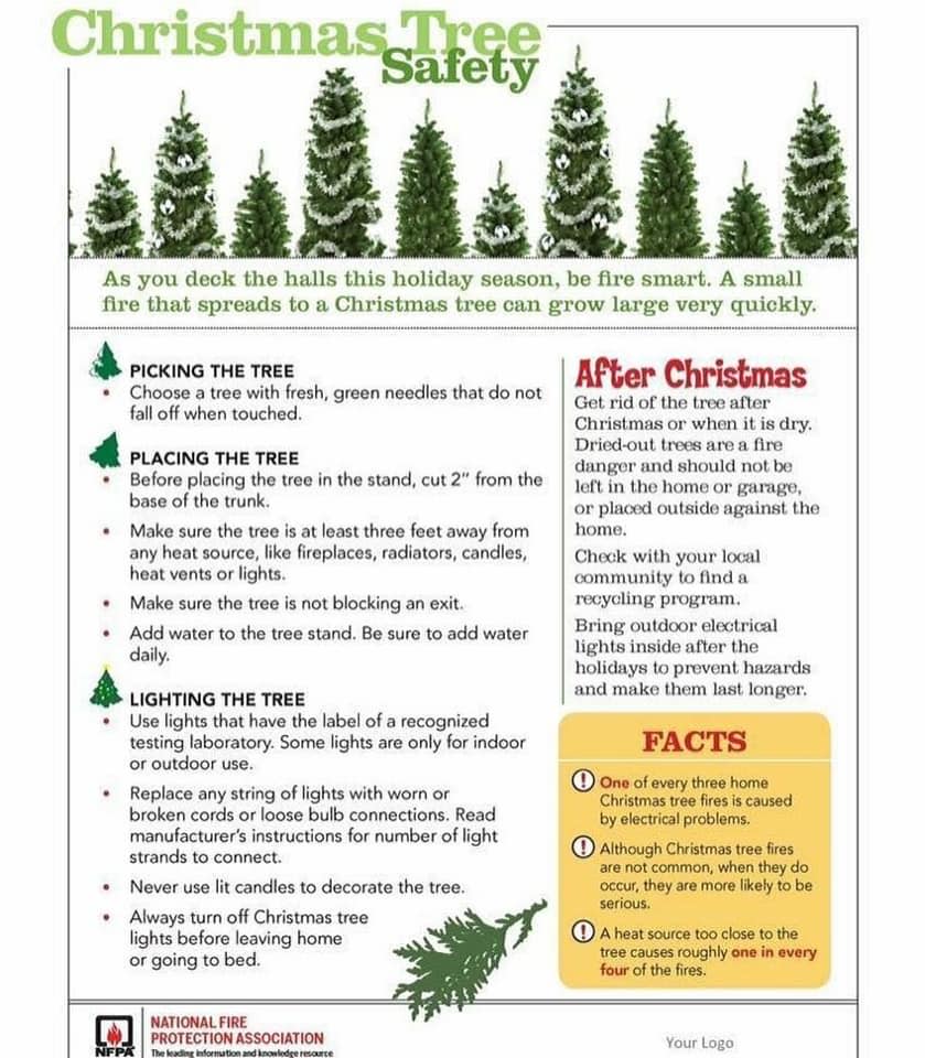 Christmas tree safety