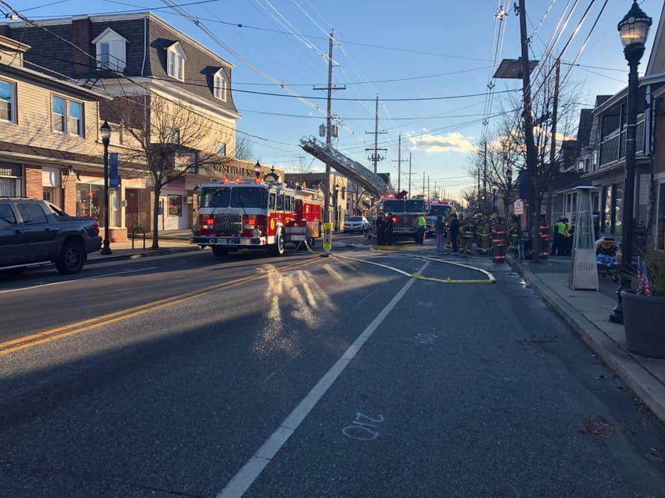 Companies respond to old Union fire house for working building fire