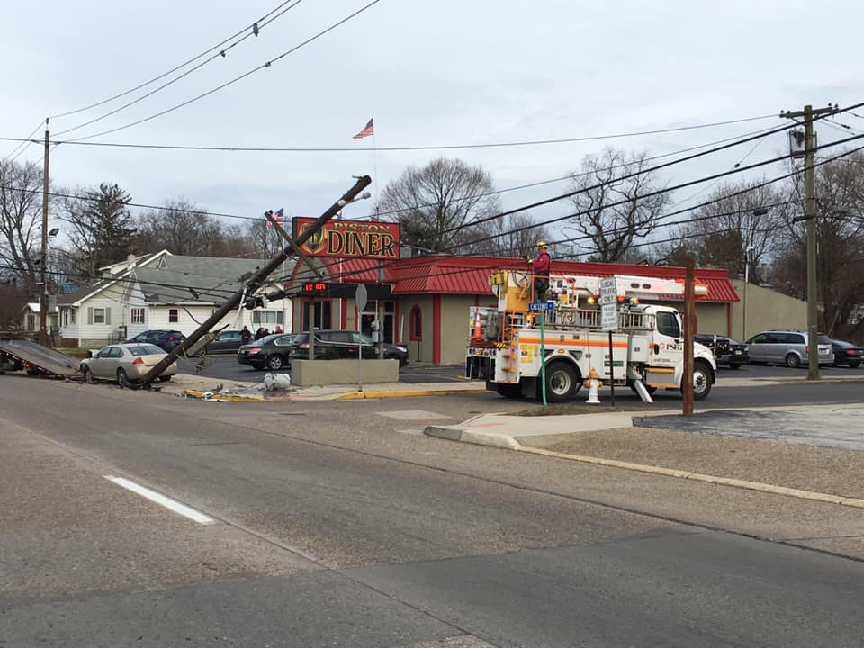Companies respond to crash with wires and pole down