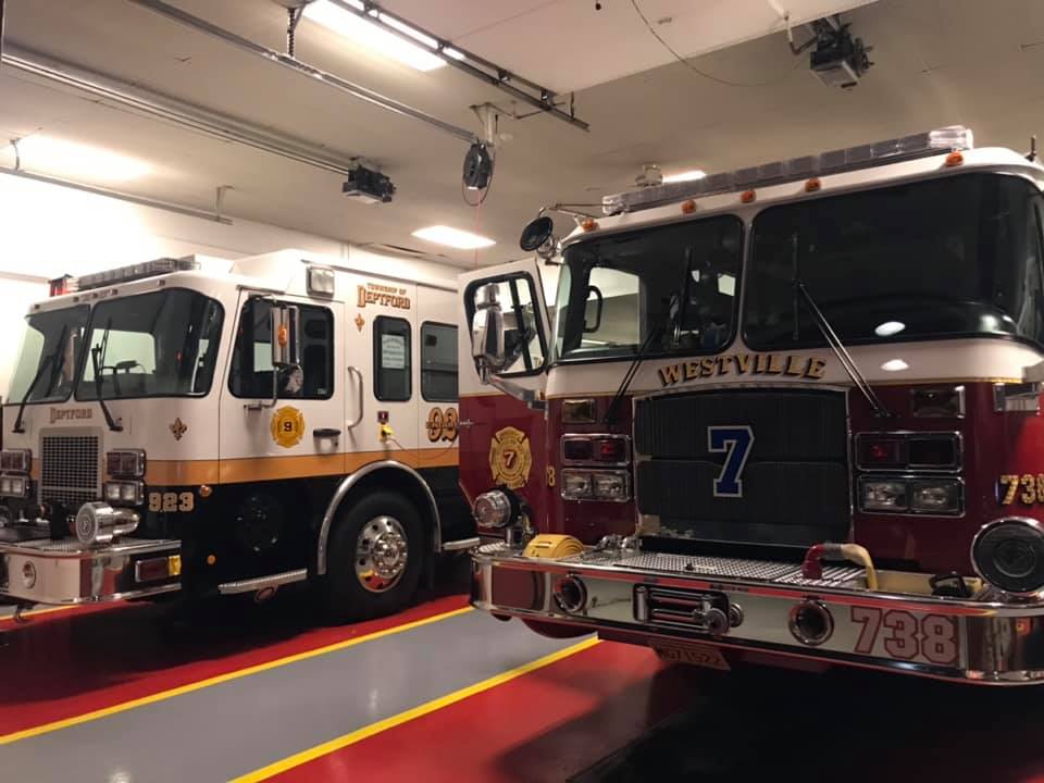 Chief and Rescue cover Deptford Twp and crash in town