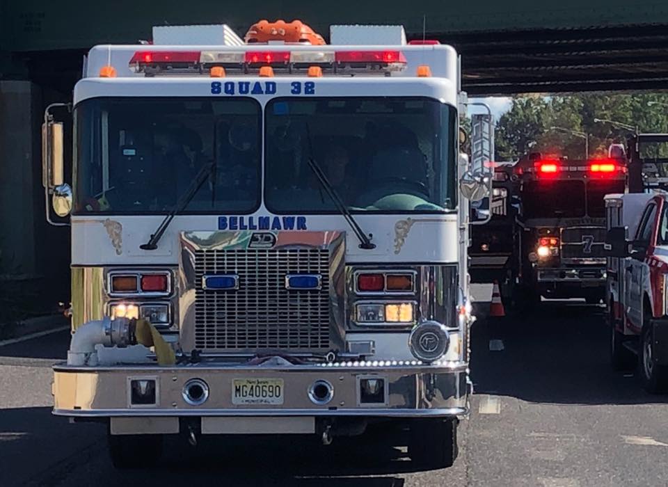 Rescue responds to commercial motor vehicle crash on RT 295