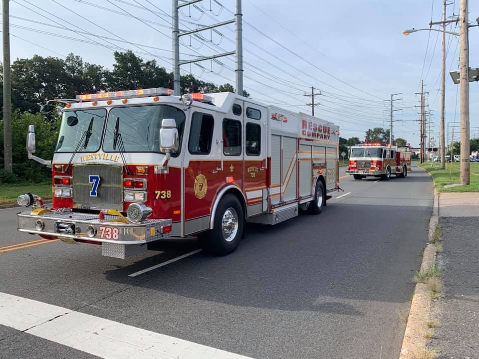 Rescue and Engine handle crash on Rt. 45